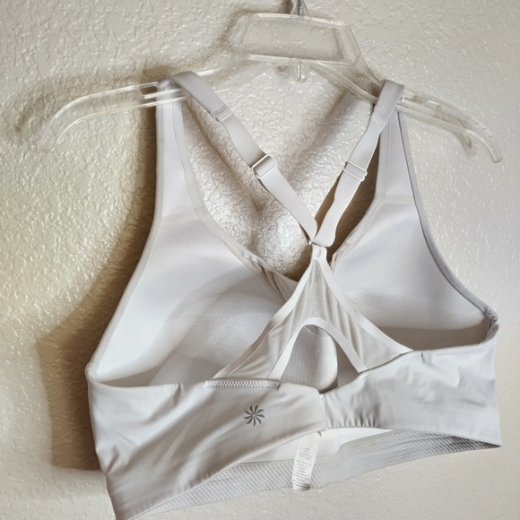 Athleta Advanced Bra In White Sz 38 D - Picture 6 of 7